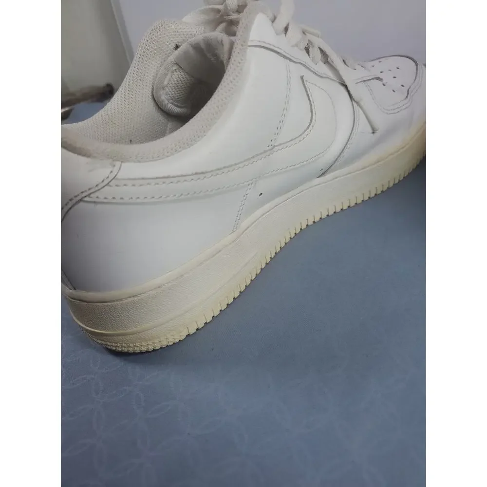 Nike Air Force 1 07 Low Triple White Men's Size 10 Casual Sneakers AF1 315122-11